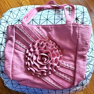 Nearly New Pink Leather like purse